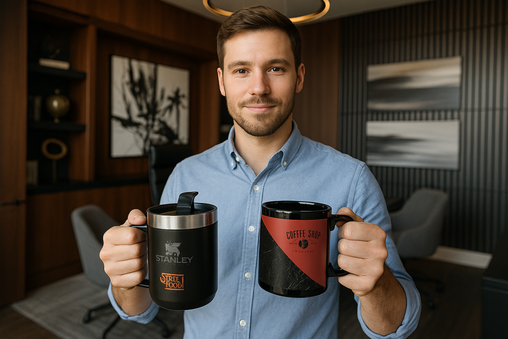 Reusable Branded Coffee Cups