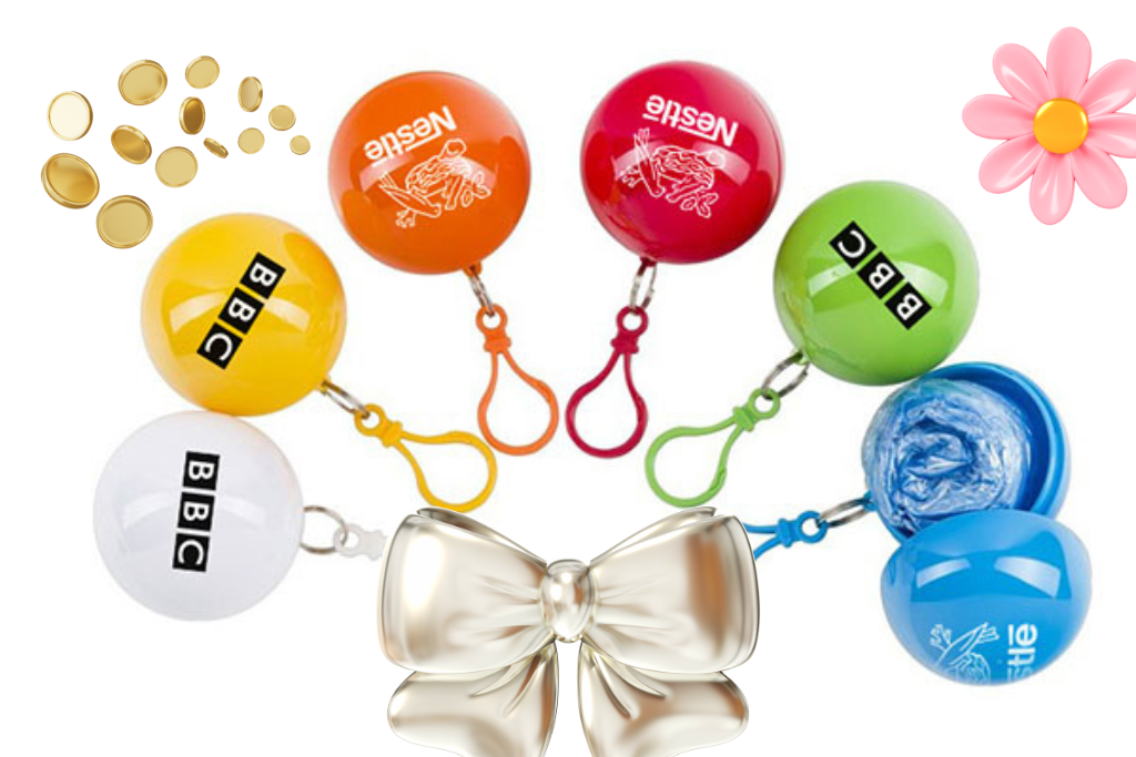Poncho Keyring with Rain Cover for Daily Convenience