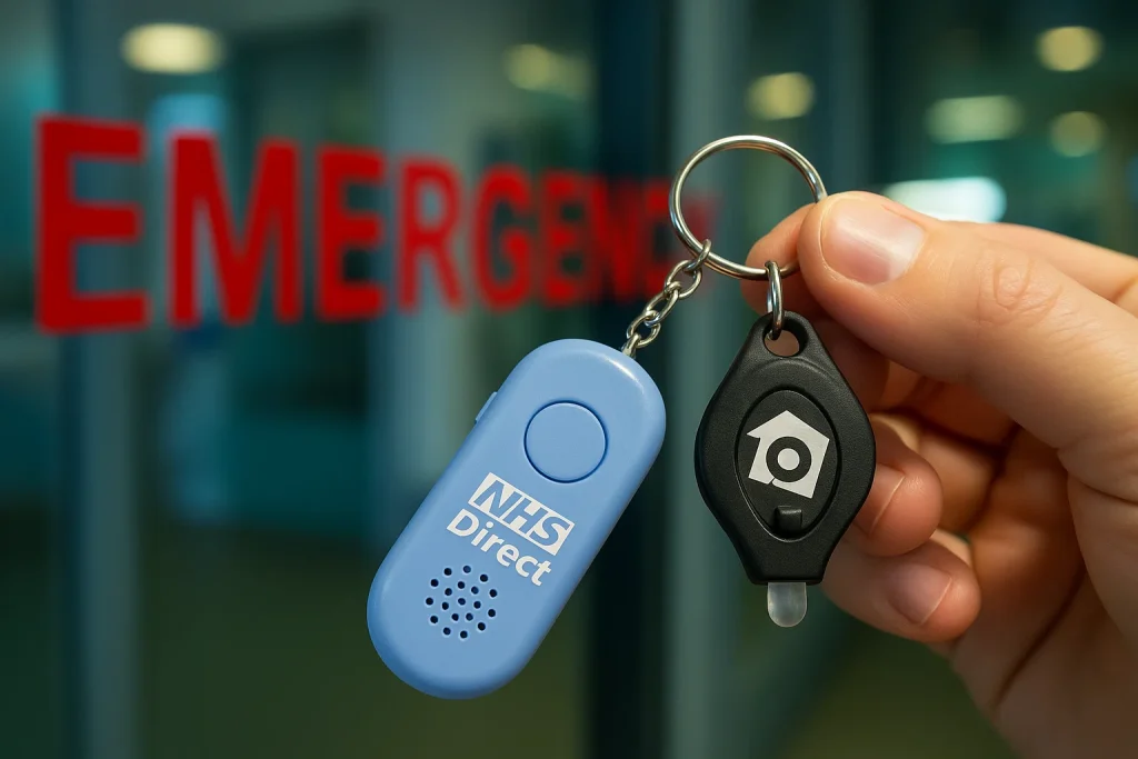 Stay Safe with the Personal Alarm Keyring with Torch 1 Alarm Keyring with Torch